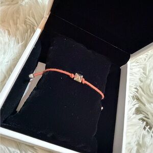 Valentino studded cord bracelet